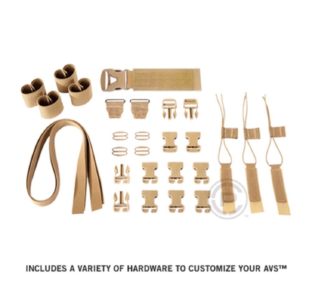 Crye Precision - AVS Customization Kit - Coyote Tan Brown