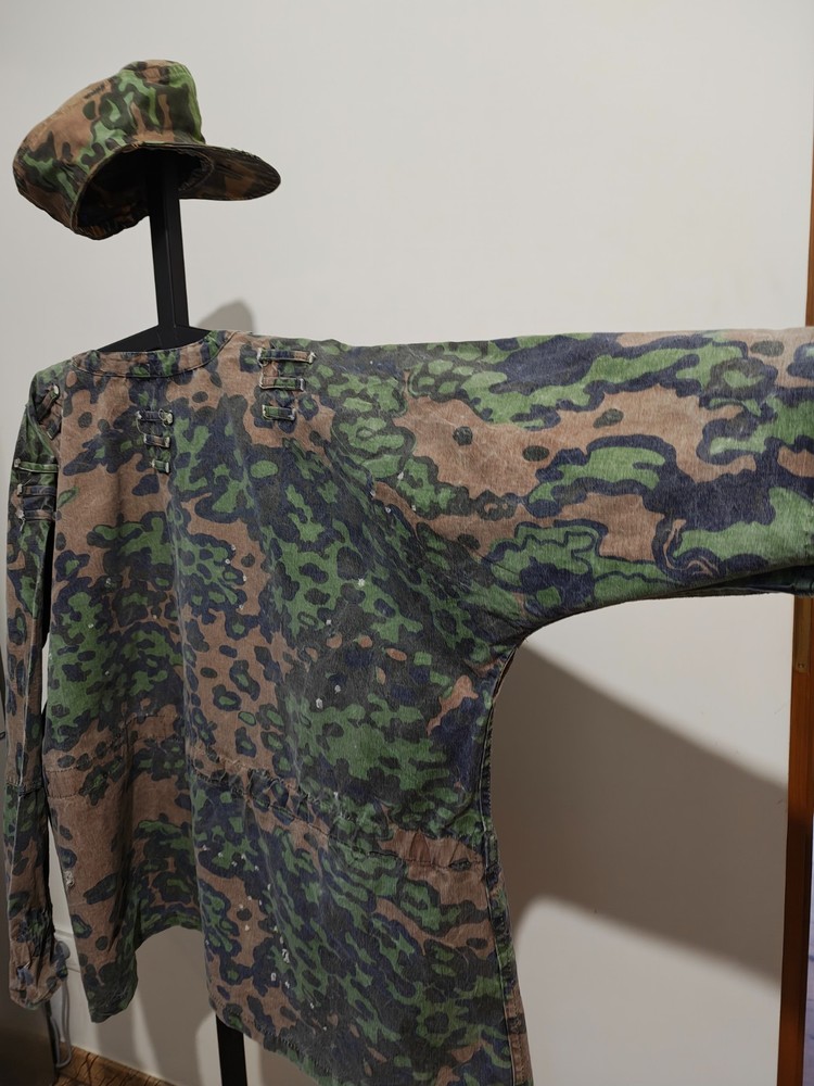WW2 GERMAN ELITE CAMO SMOCK + CAMO HAT