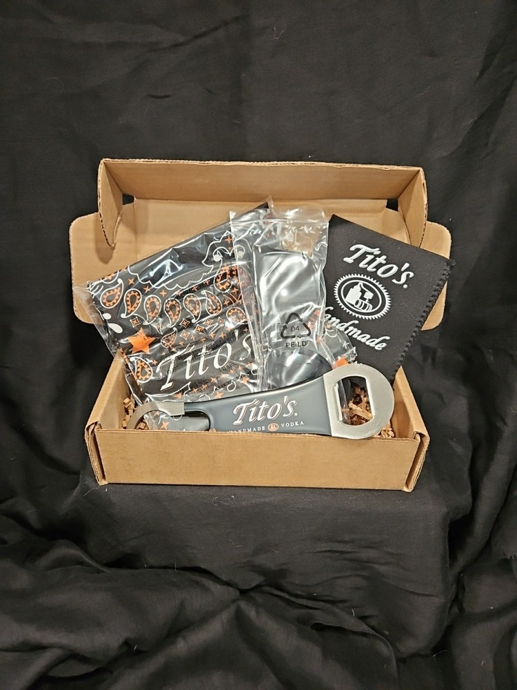 Tito’s Handmade Vodka GIFT SET. Promo Merch. 4 Items.