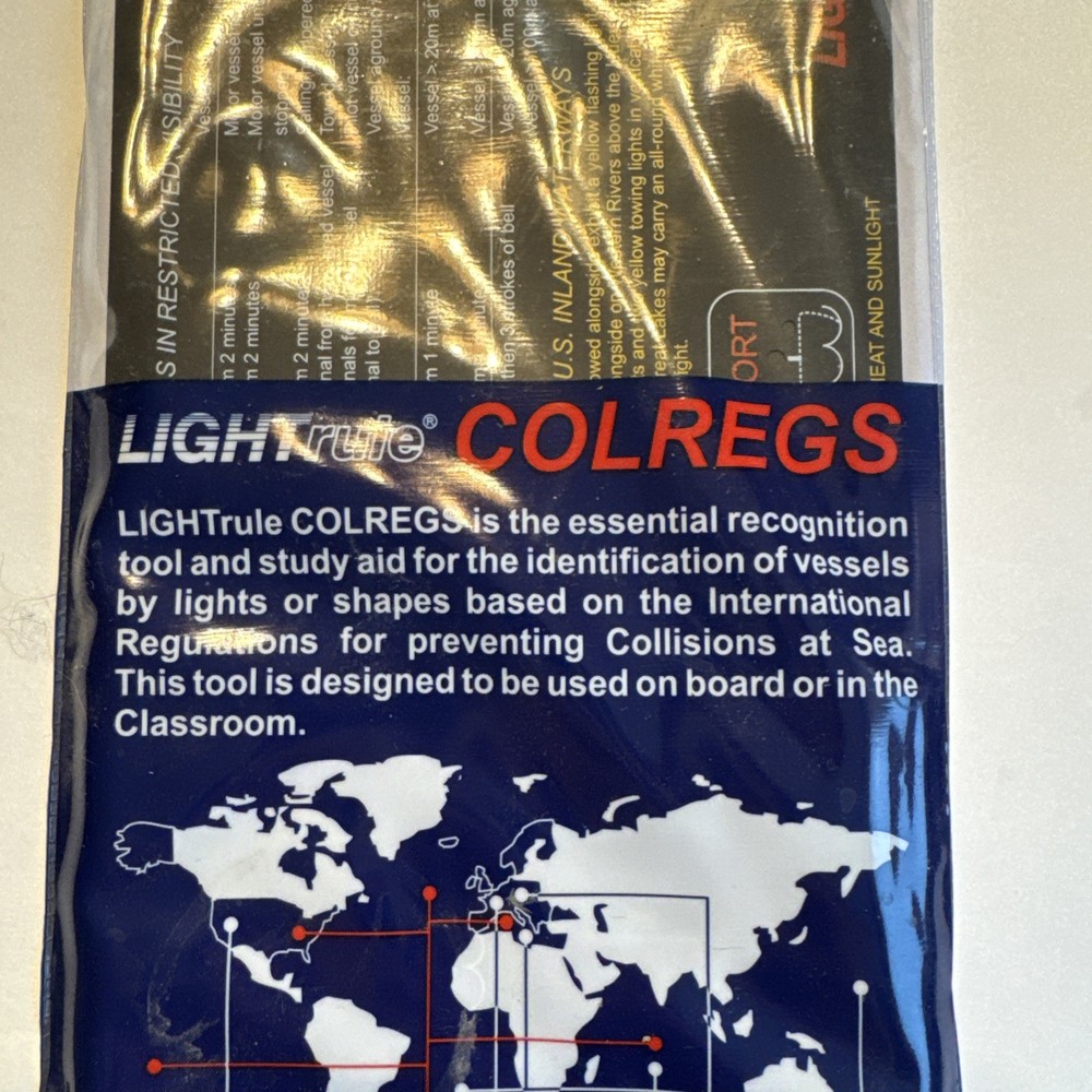 Weems & Plath Marine Navigation LIGHTrule COLREGS Vessel Identification 190