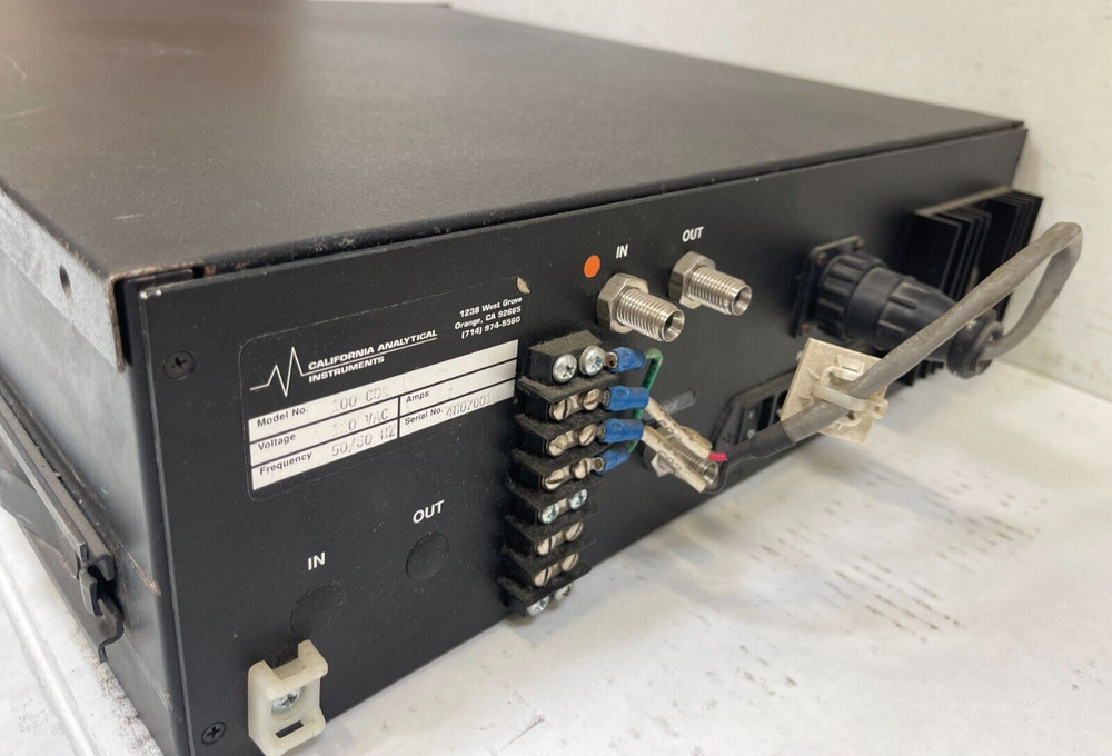 California Analytical Instruments Model 100 Infrared Co2 Analyzer