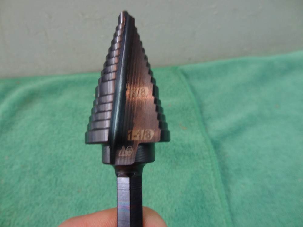 Klein Tools  'Unibit'  Step Drill Bit  7/8" to 1-1/8"   -   KTSB11