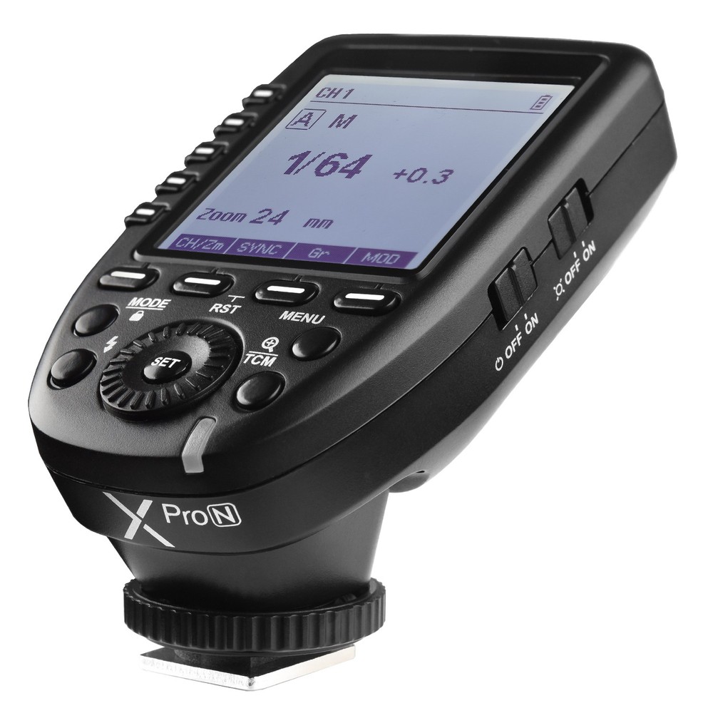 Godox XPro-N XproN 2.4G Wireless HSS Flash Transmitter Trigger For Nikon Camera