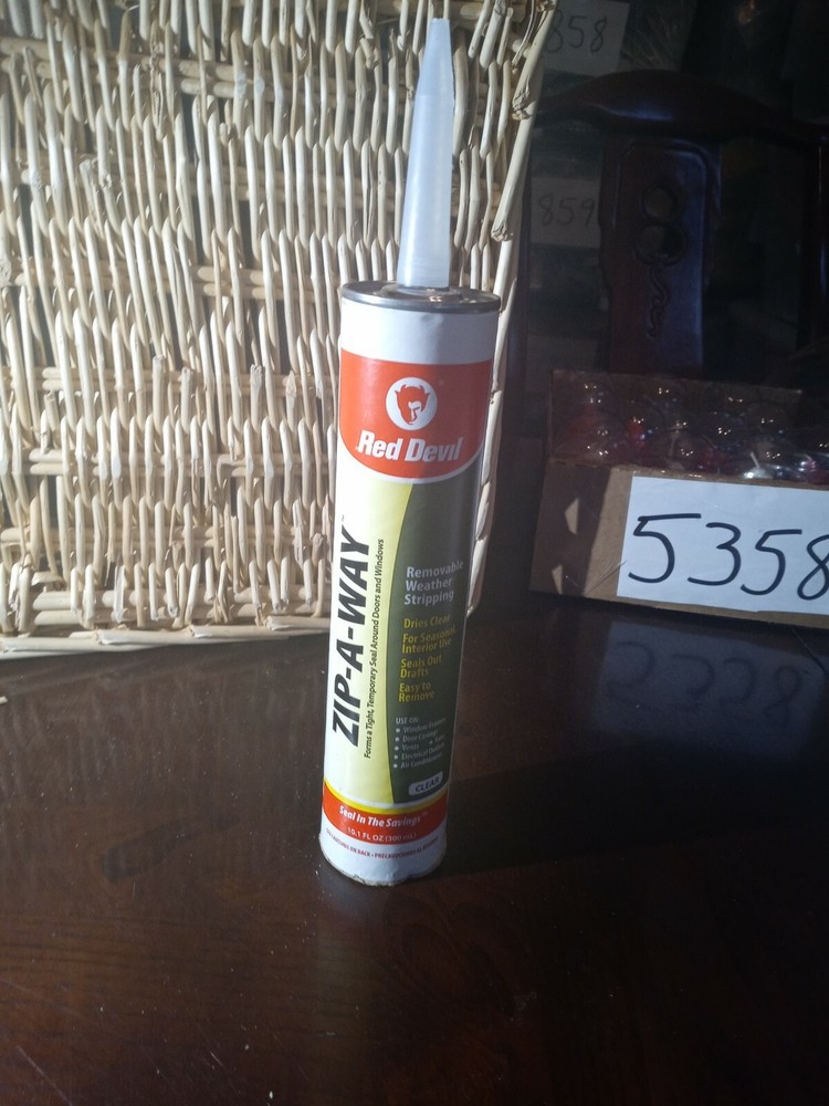 Zip-A-Way Red Devil Forms Tight Seal Around Doors and Windows