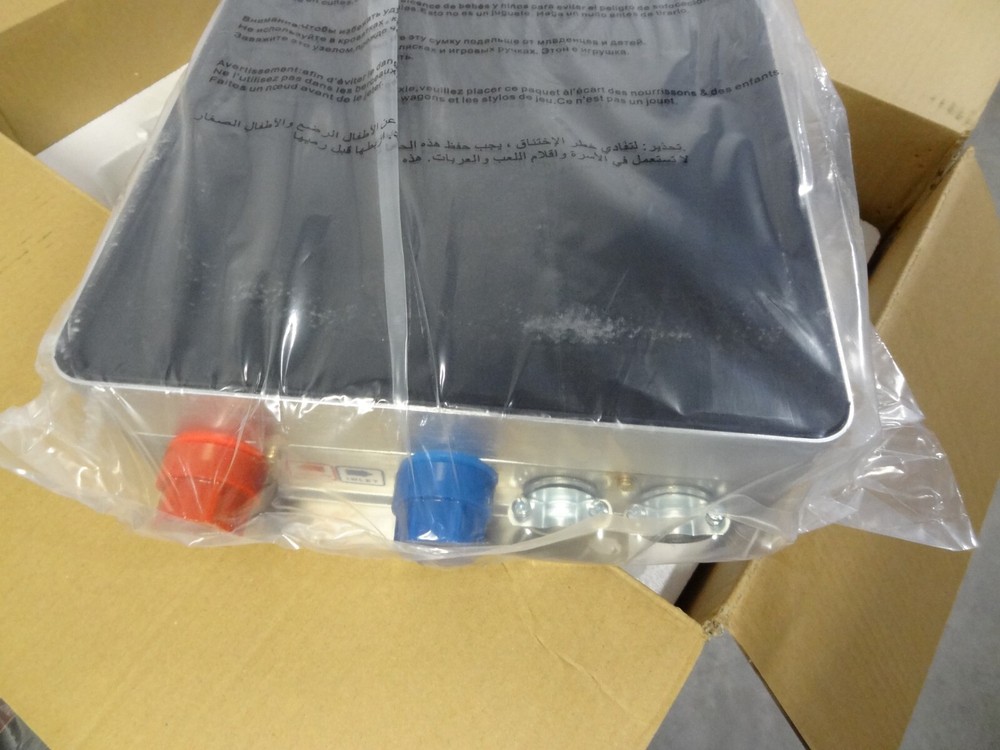 New NIB Eccotemp iE-27 27KW 3.5 GPM Electric Tankless Water Heater Black 240V