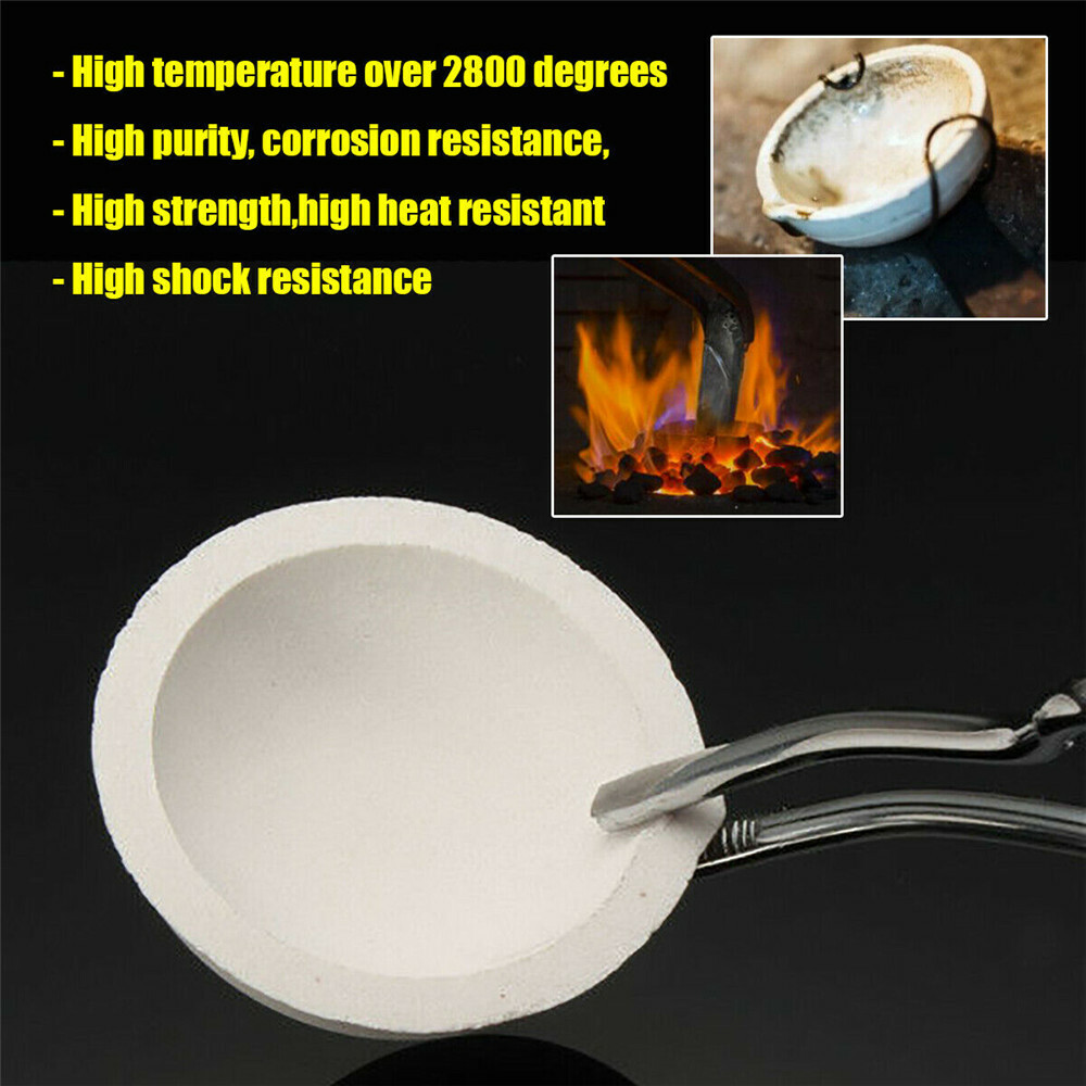 6PCS Graphite Ingot Crucible Mold Set Torch Melting Tool Kit For Gold & Silver