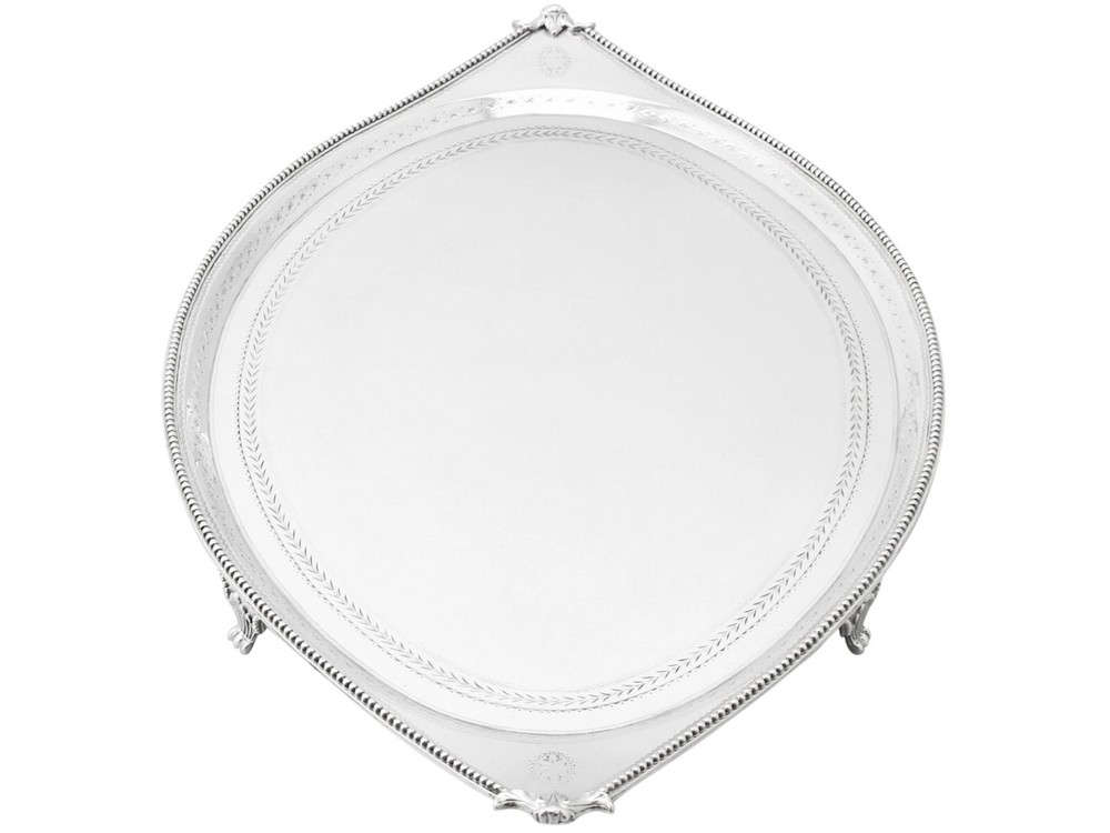 Georgian Sterling Silver Salver 1783
