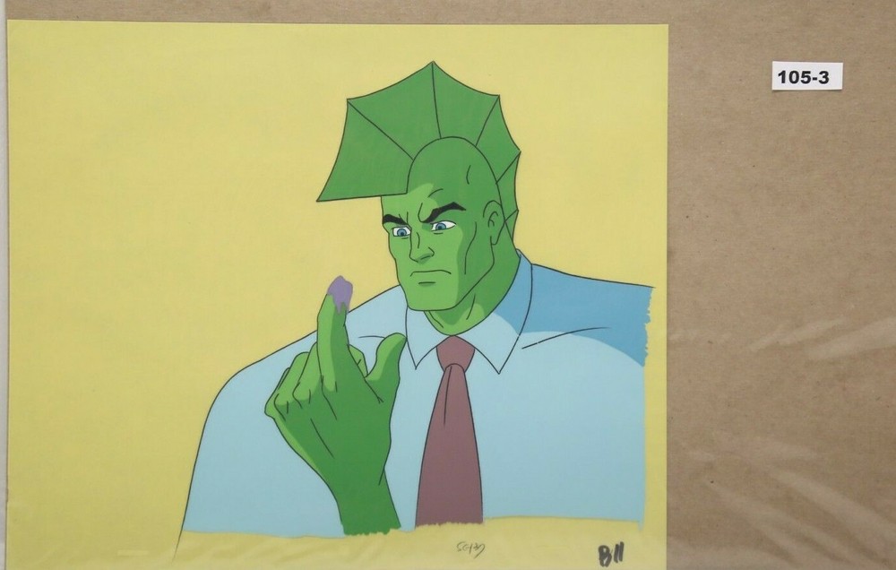 Back To The Future Original Production Cel 105-3 - Used Condition