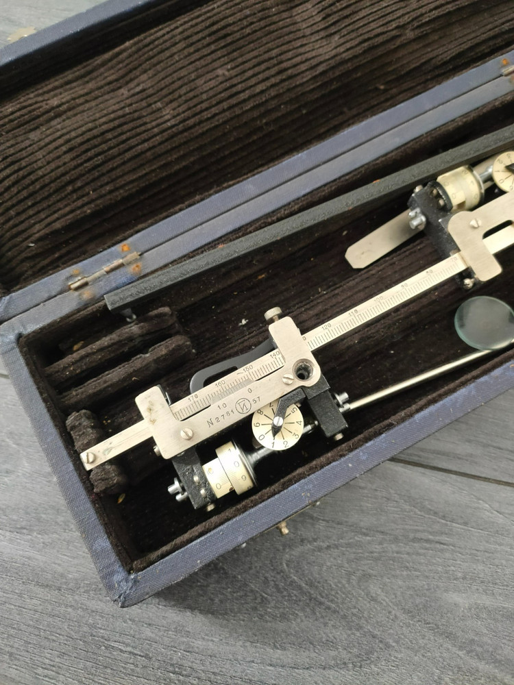 Original Old Vintage Antique Planometer USSR + Original Box