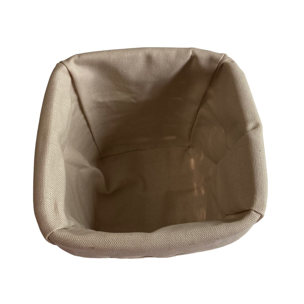 Small Longaberger Basket with Fabric Liner SIGNED 2010