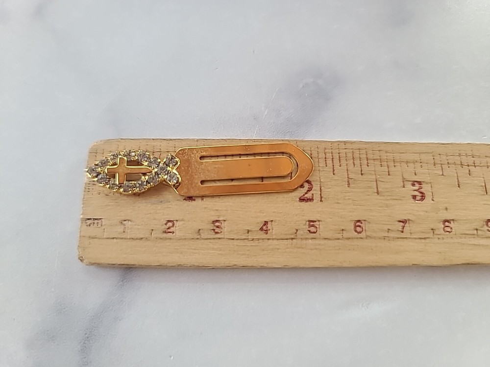 Austrian Crystal Book Marker 24k GP Book Marker