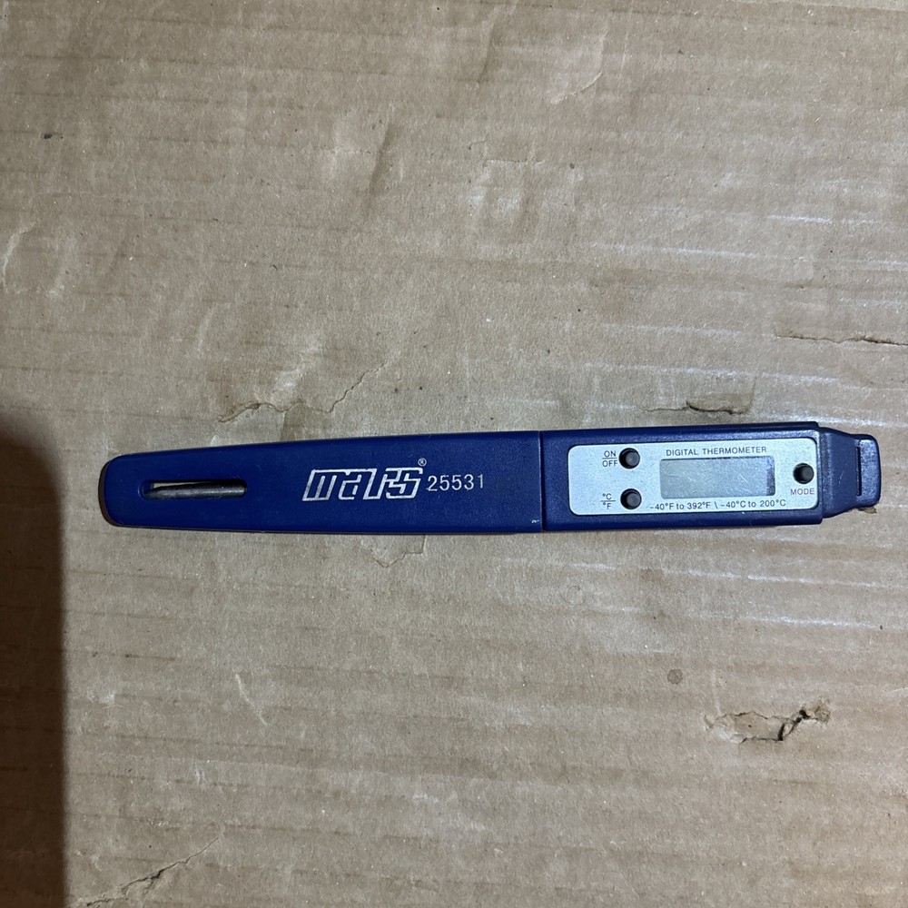 Mars model 25531 digital pocket thermometer works