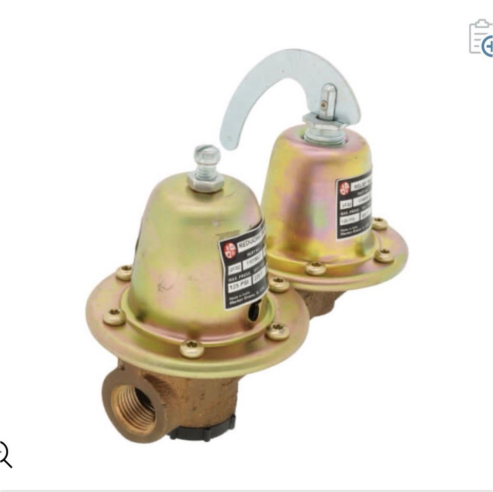 Bell & Gossett 110199LF Double Union Pressure Reducing Valve Brass 3/4" Water