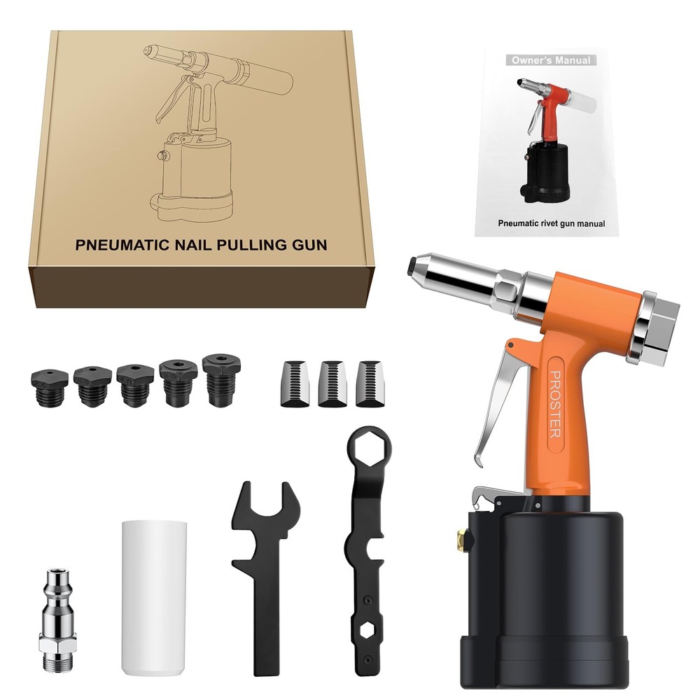 Proster Pneumatic Riveter - 3924LBF Pulling Rivet Gun,