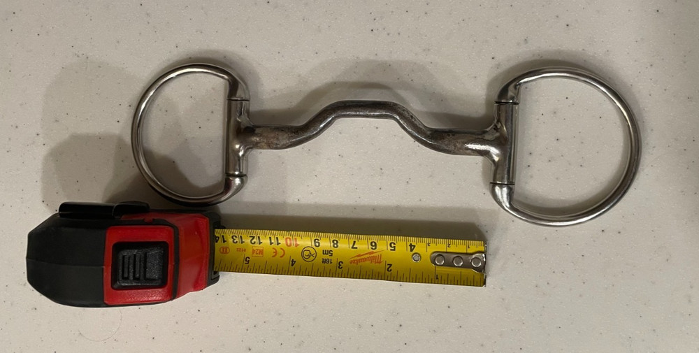 Eggbutt Ported Blue Sweet Iron Snaffle Bit 5" by UKSALES25