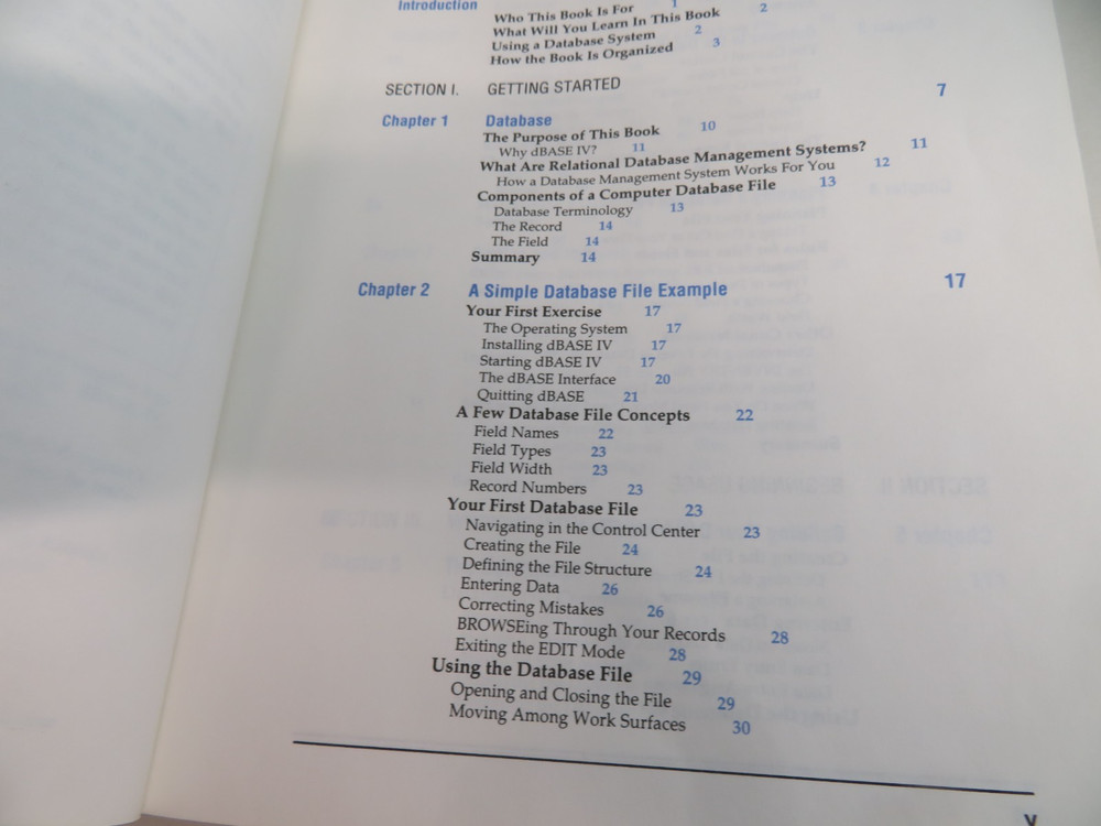 Ashton-Tate Everyman's Database Primer Featuring dBase IV Book