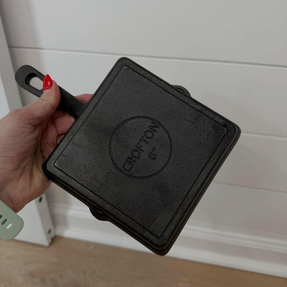 Crofton 6” Square Cast Iron Frying Pan