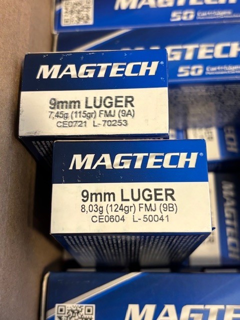 Lot of 30+ 9mm empty Magtech ammo boxes with trays, small format