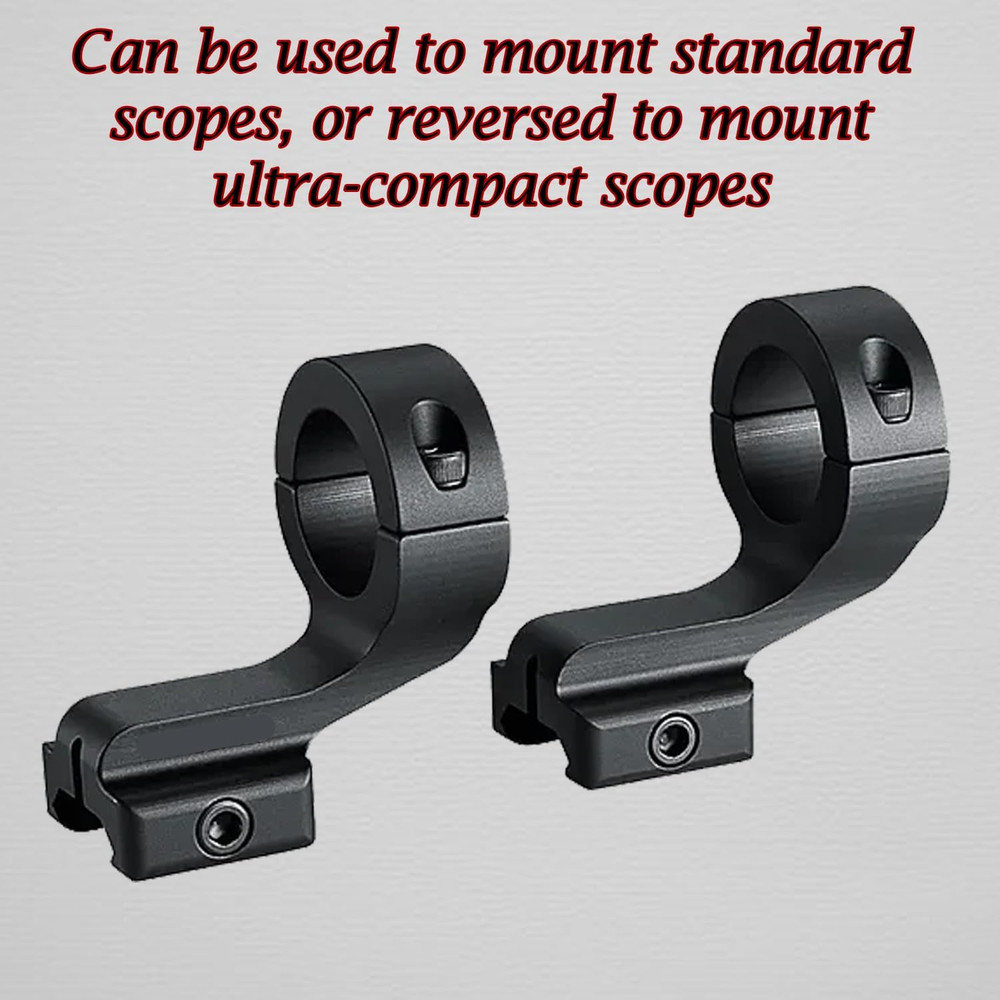 Offset Reversible 1 Inch Diameter Rifle Scope Rings 1" Scope Mount Offset