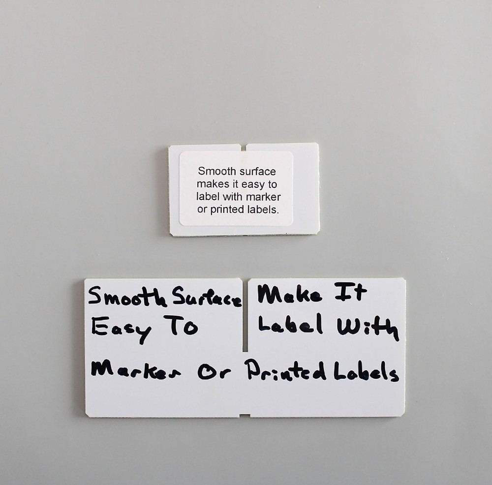 BIN BETTER (12-Pack) Large Drawer Configurable Dividers Large, White