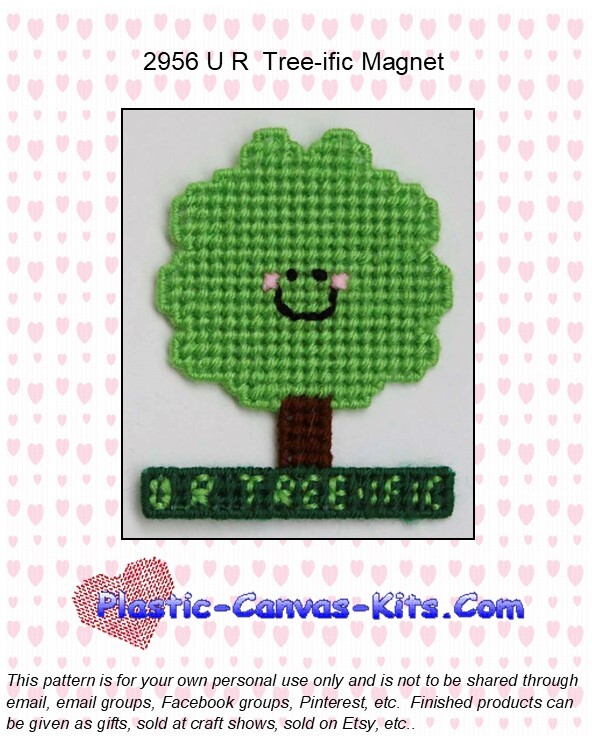U R Tree-ific Magnet-Plastic Canvas Pattern/Kit