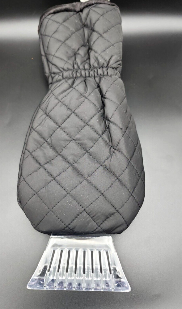 Delux Ice Scrapper Plush Insulated Mitt