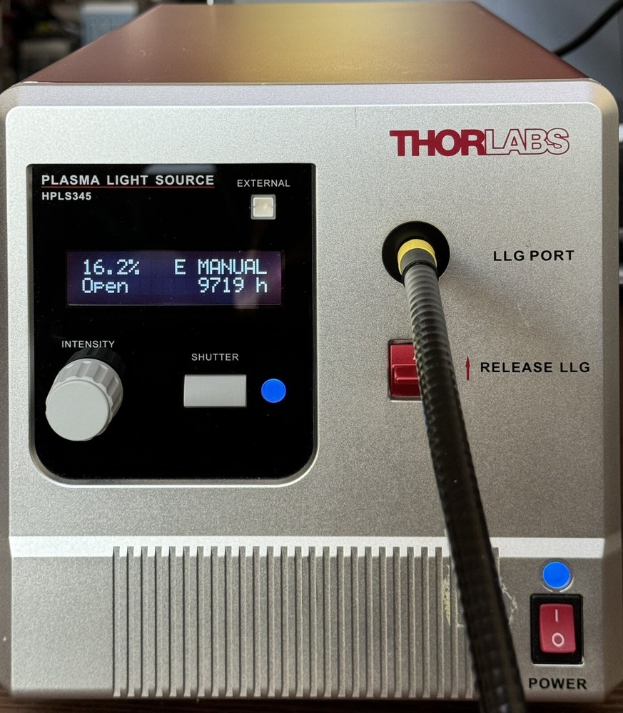 Thorlabs Plasma Light Source HPLS345 w/ Light Guide