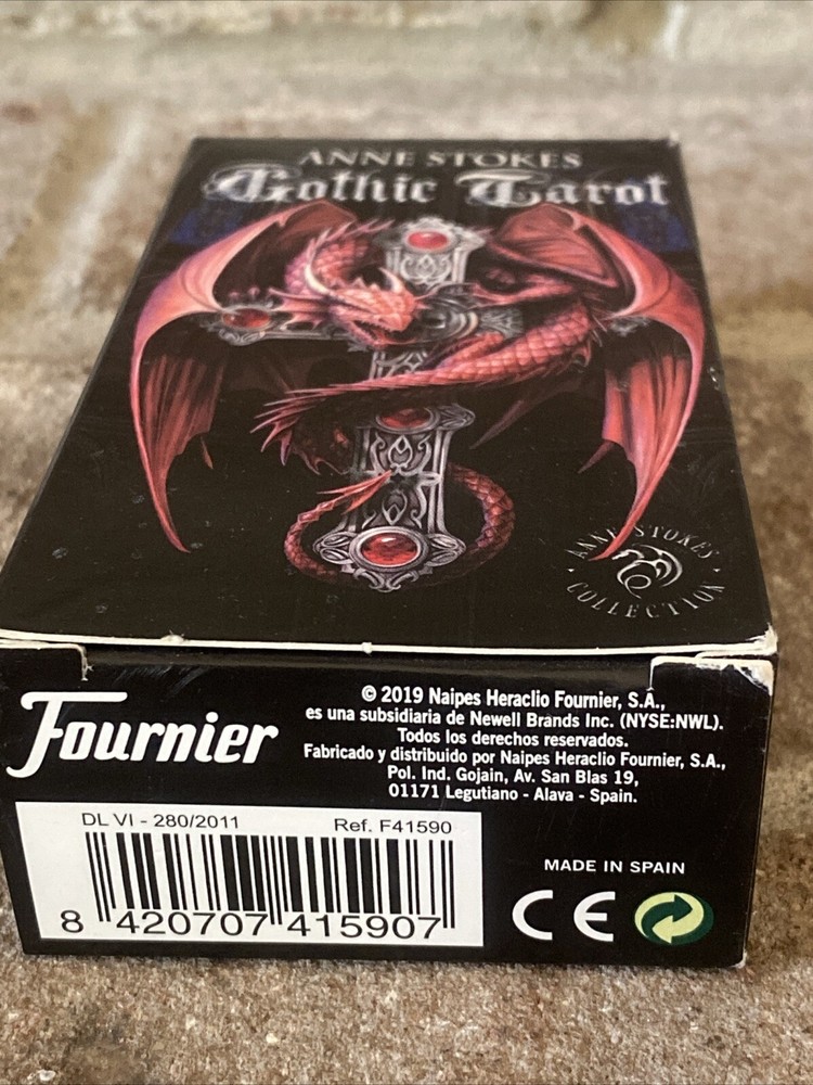 Tarot Card Set - Gothic by Anne Stokes Complete With Instructions