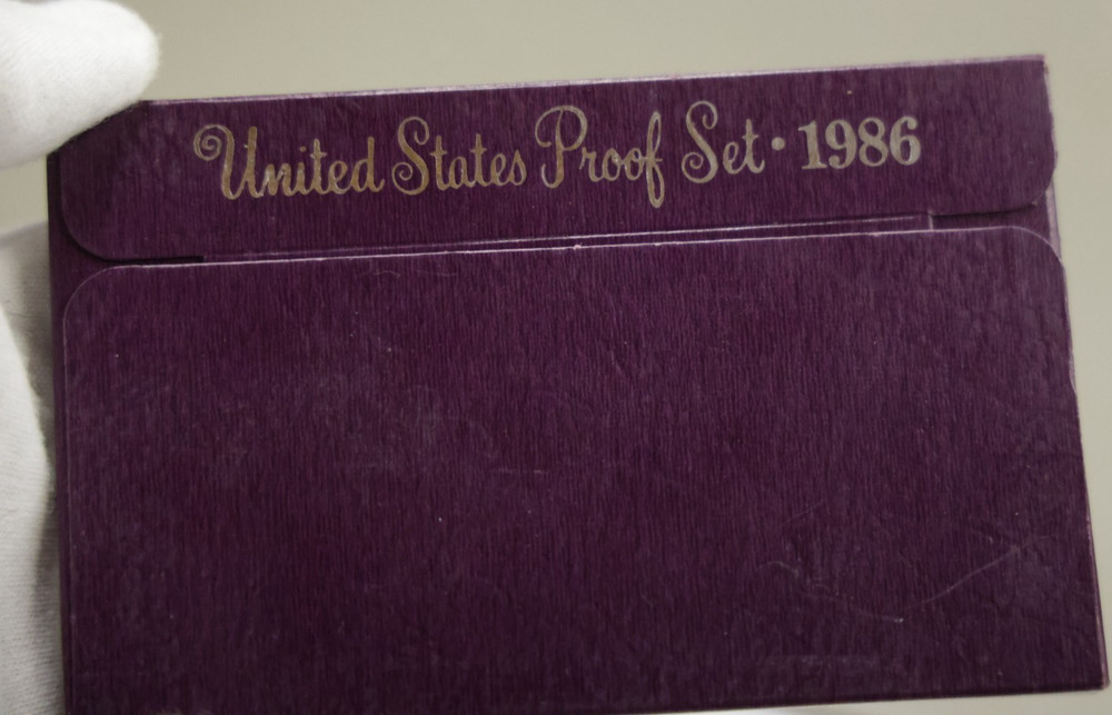 1986 S US Proof Set (5) Coins Original Nice.