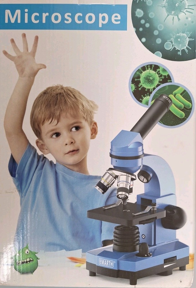 Microscope for Kids Beginners Children Student, 40X- 1000X Compound Microscopes