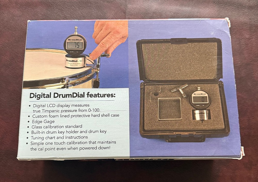 Digital Drum Dial Tuner in Original Case and Packaging