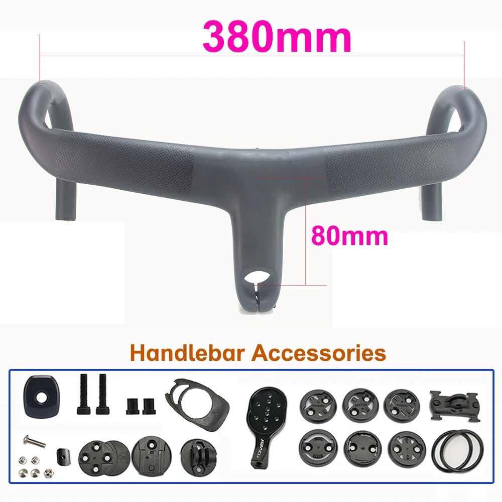Full Internal Cable Routing Road Handlebar Carbon Bicycle Integrated Handlebar