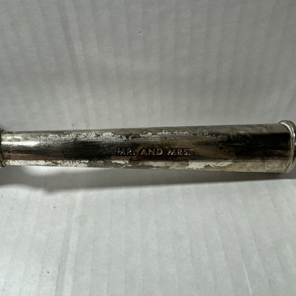 Kate Spade Lenox Darling Point Mr & Mrs Silverplate Cake Server only