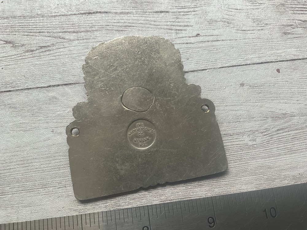 ORIGINAL WWI CURTISS AIRCRAFT ENAMEL DATA SPEC NAME PLATE
