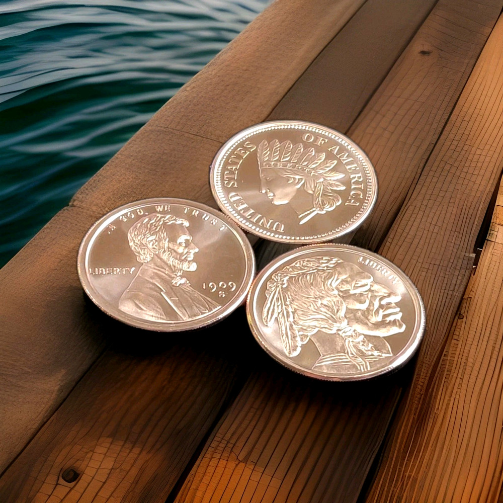 3oz's .999 COPPER...HOW COOL ARE THESE THREE?