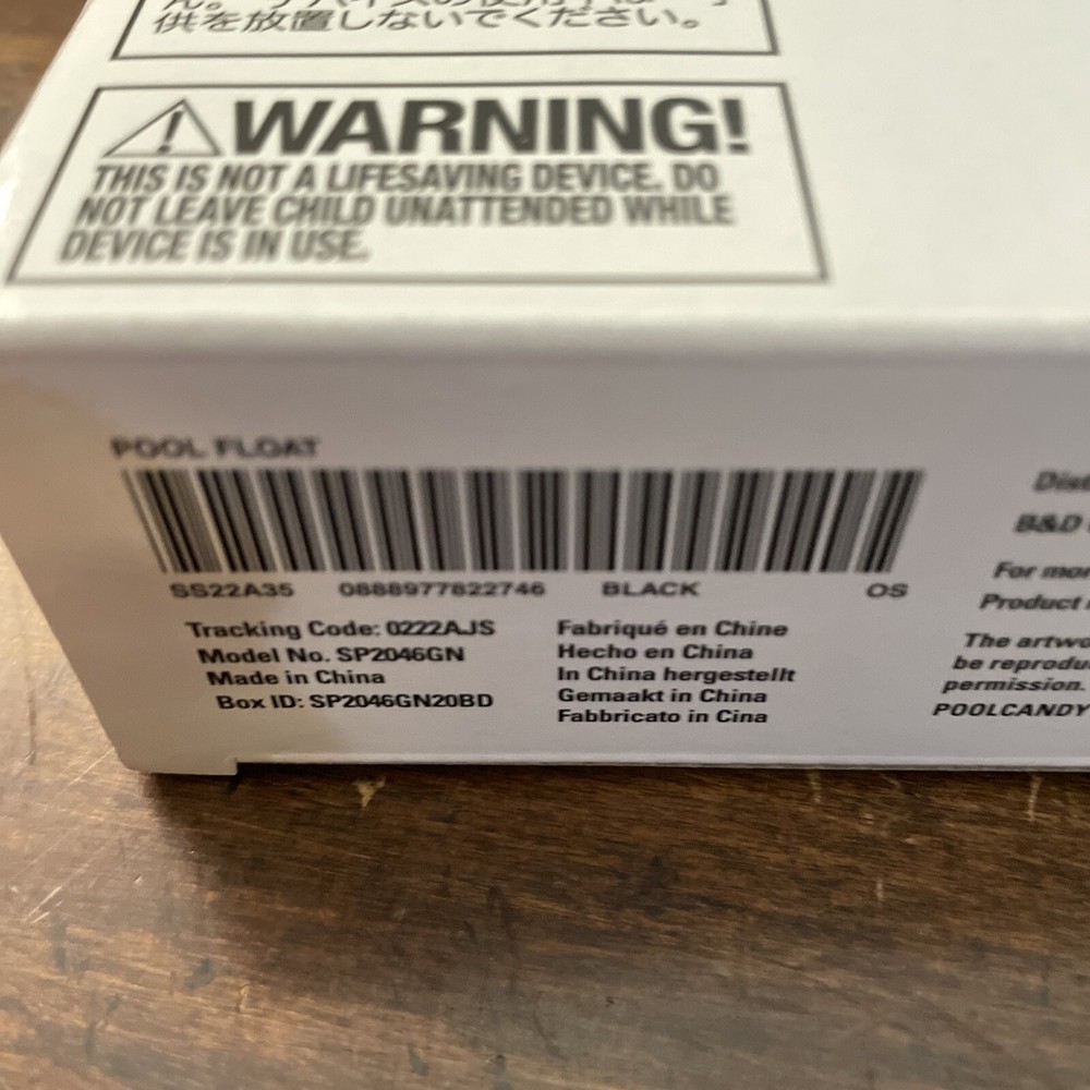 SUPREME FAT TIP POOL FLOAT BLACK OS SS22 WEEK 16 (100% AUTHENTIC) BRAND NEW