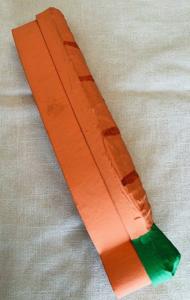 Vintage Joseph Schmidt Confections Chocolate DECORATIVE CANDY BOX EASTER CARROT
