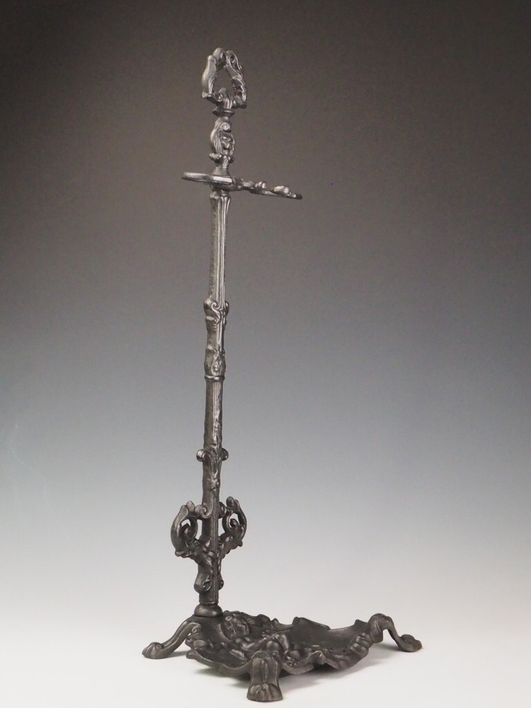 Antique Cast Iron Fireside Tool Stand | Cherub Design