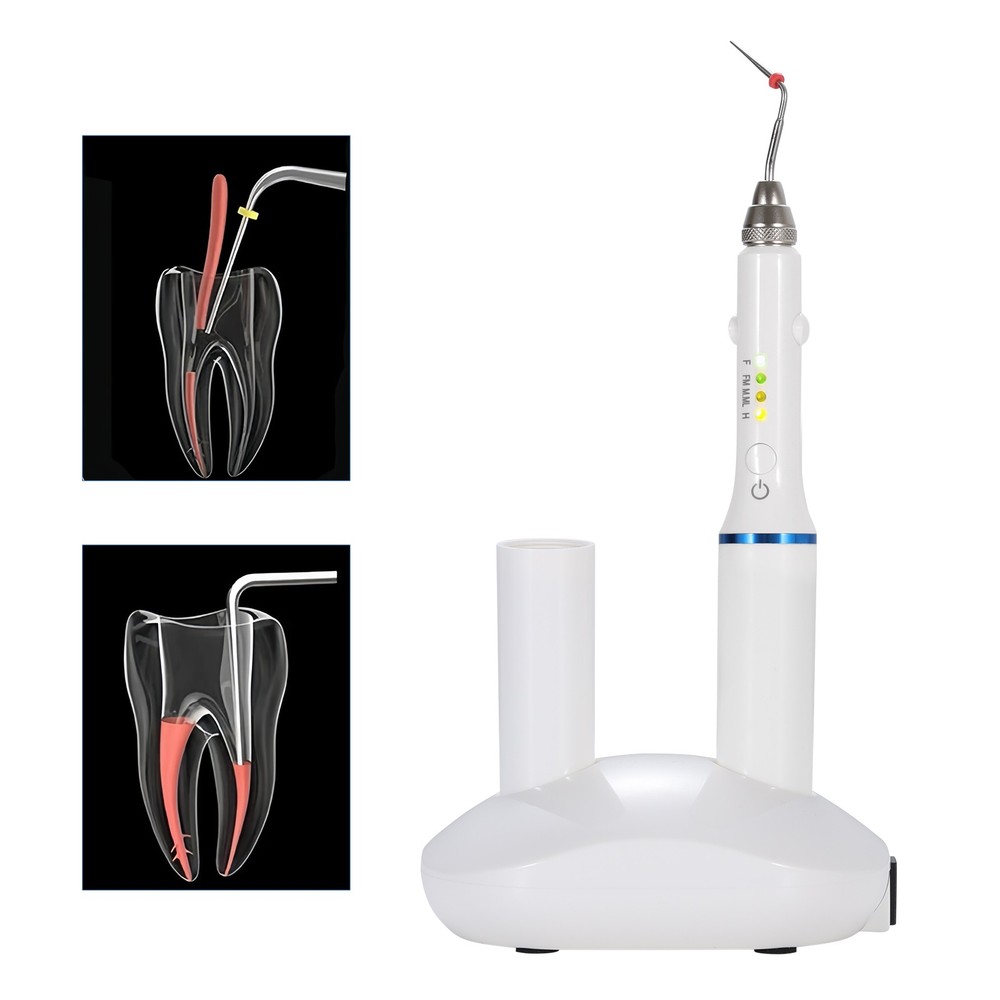 Dental Gutta Percha Obturation Pen 2S Heating Double Charging with 4 Endo Tips
