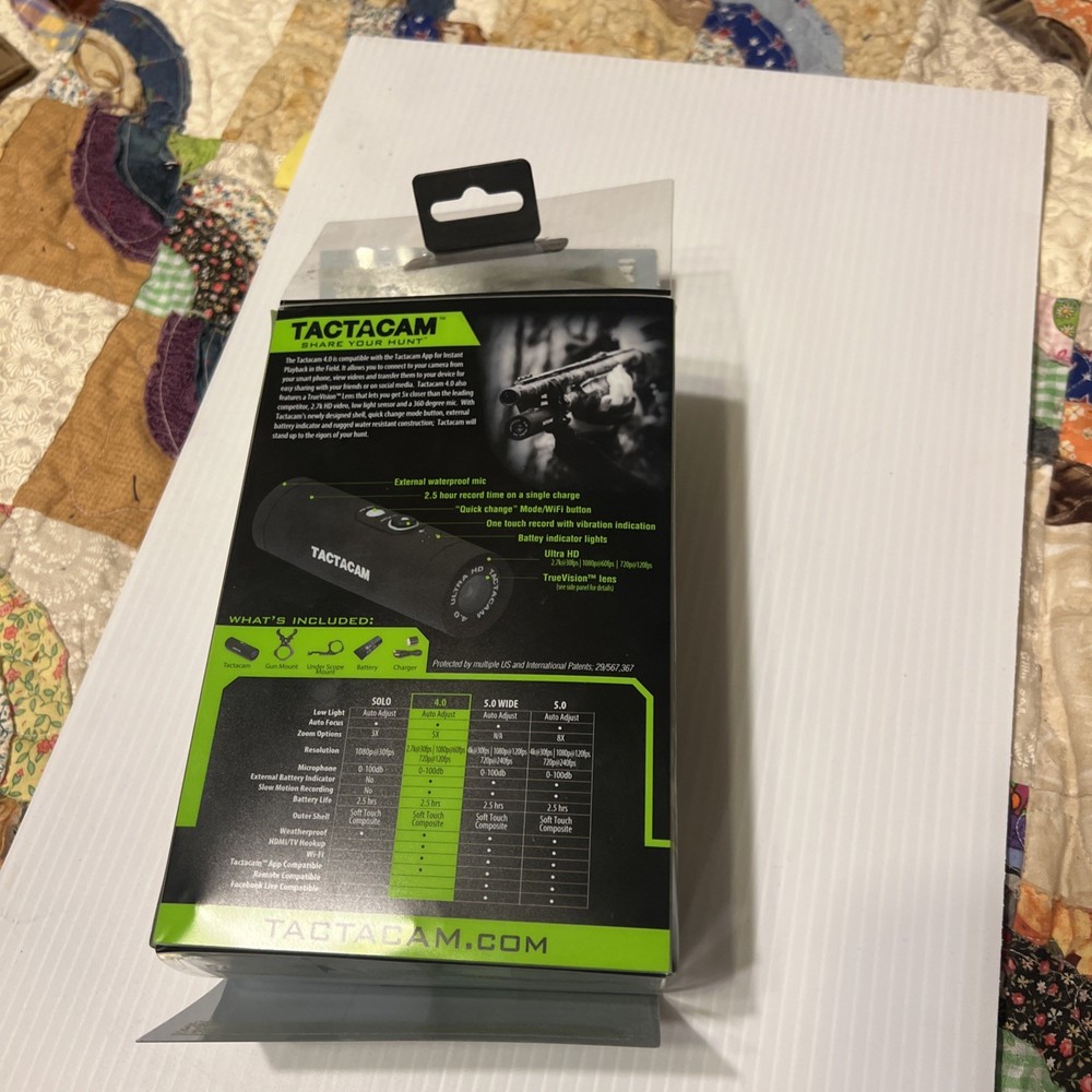 Tacticam Tactical 4.0 Game Camera new with open box includes mounts