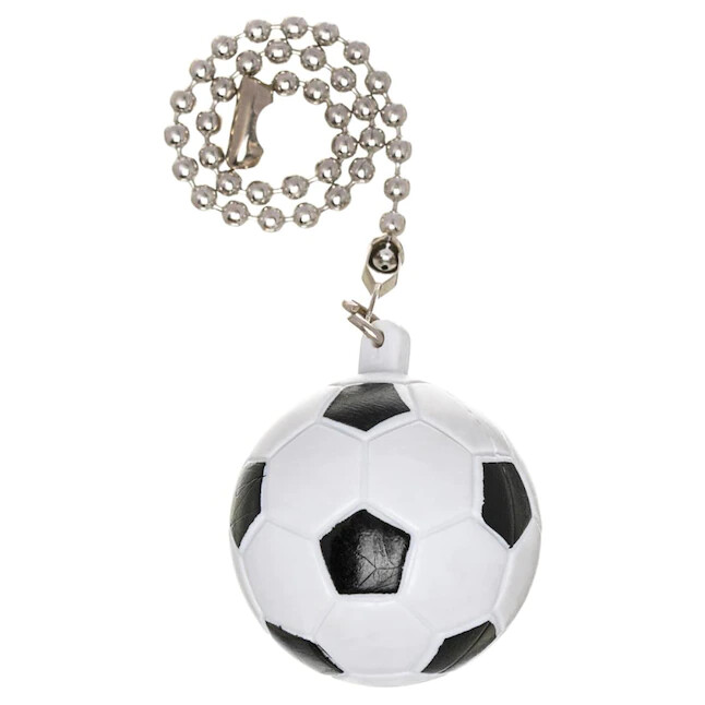 Harbor Breeze 7-in White and Black Plastic Pull Chain Universal pull chain