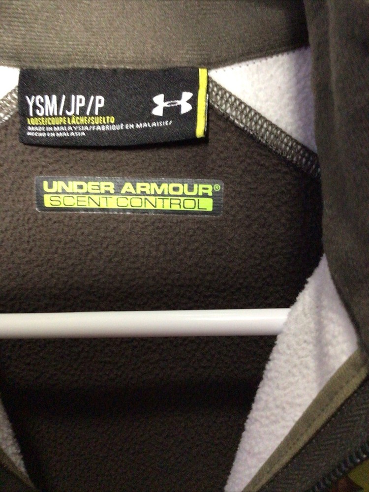 Under Armour Zip Up Jacket Scent Control Youth Small