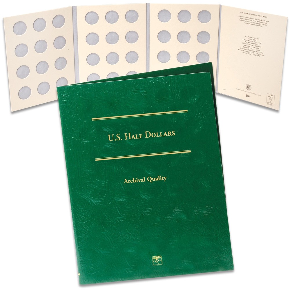 Blank Half Dollar Folder