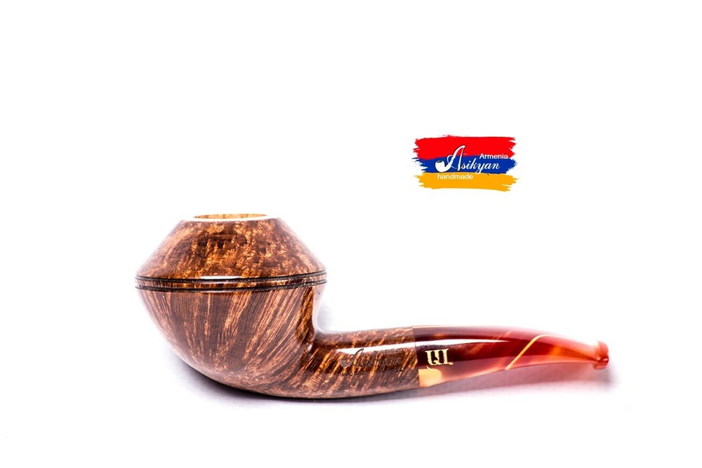 Asikyan Pipe #409/24 Rhodesian Smooth Hand Made