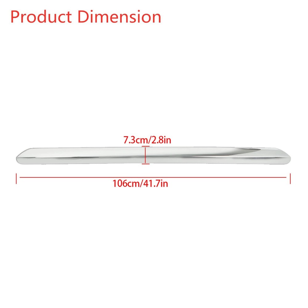 Front Lower Bumper Molding Trim Chrome Replacement for Durango 2011-2013 6808...