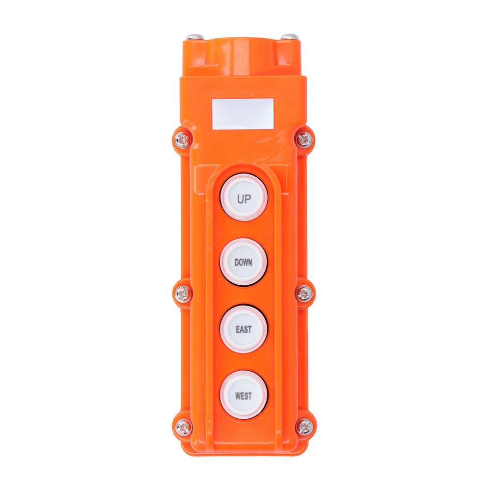 Crane Remote Control Hoist Switch Push Button Box Controller Rainproof New