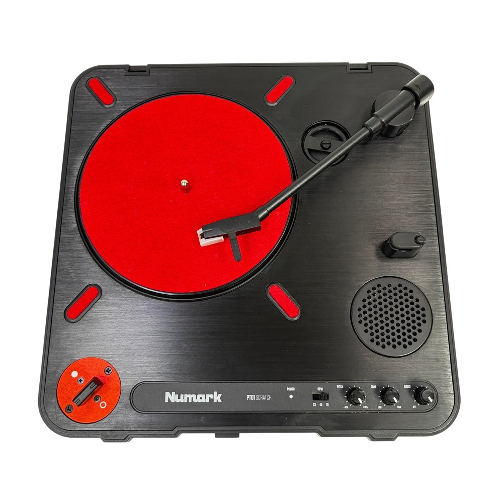 Numark Portable USB DJ Turntable PT01 Scratch