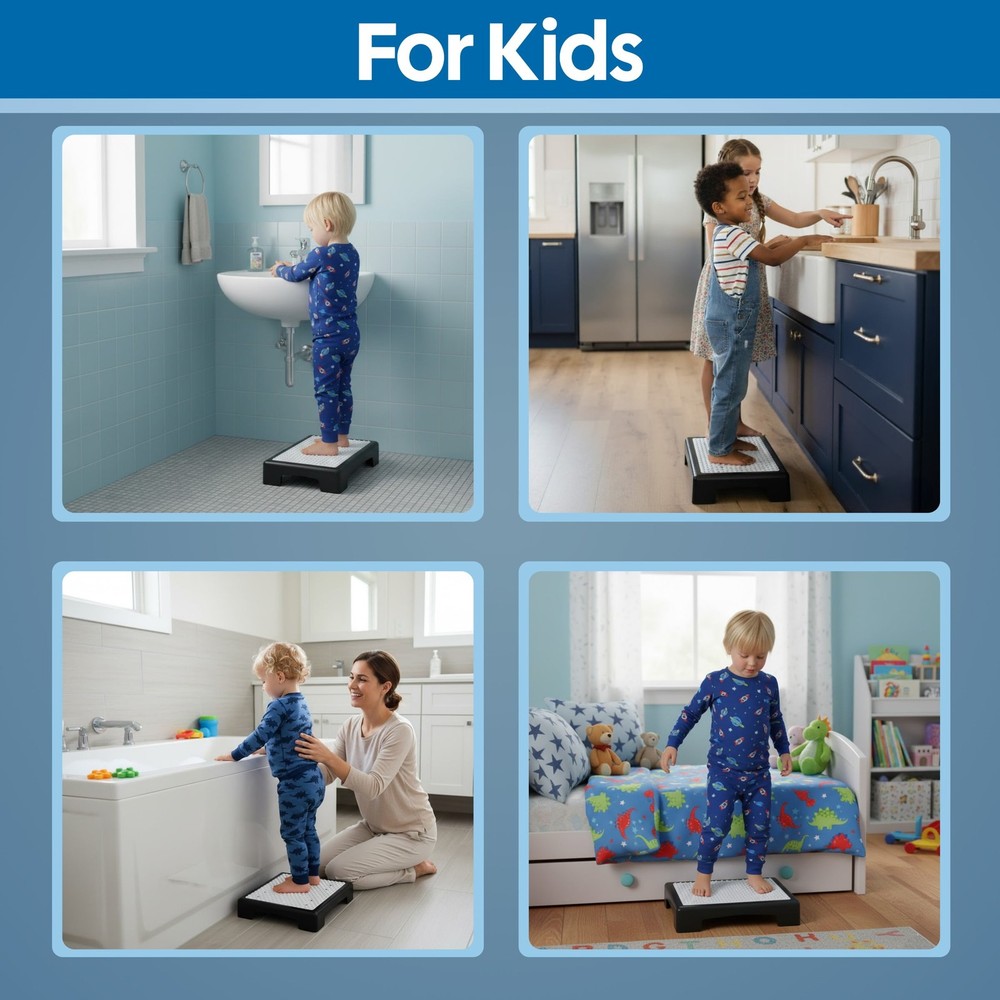 Platform Step Stool W/ Slip-Resistant Top & 250lb Capacity