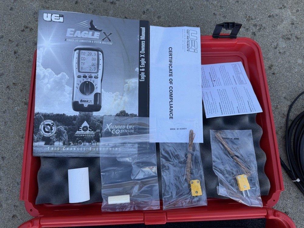 UEI C155 Eagle 2X Extended Life Combustion Analyzer System Kit Complete!