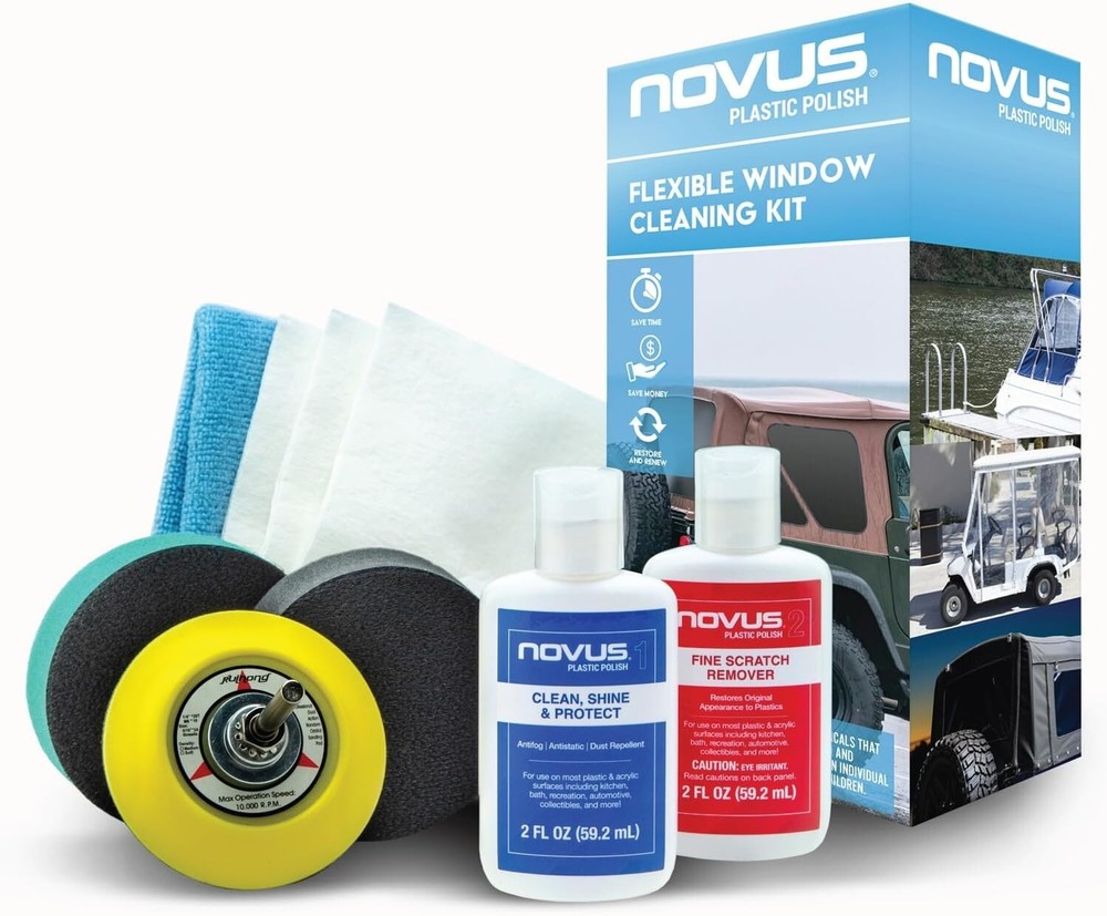NOVUS Plastic Polish | Flexible Window Kit